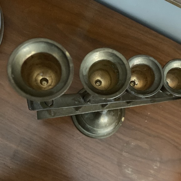 Brass candelabra - Picture 4 of 6